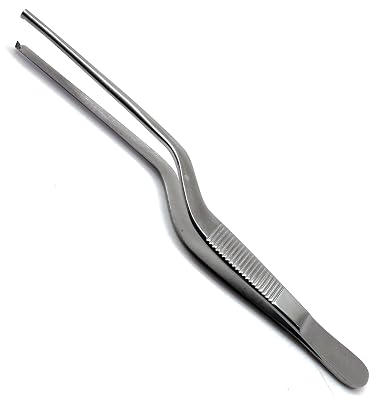 Superior Adson Bayonet Forceps 5.5 Kocher Tweezers 1x2 Medical Dressing ENT Instruments