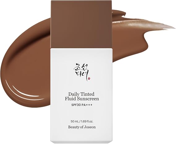 Beauty of Joseon Daily Tinted Fluid Sunscreen 12 Shades for Face Moisturizing Broad Spectrum SPF 30 Korean Skincare 50ml, #DN310