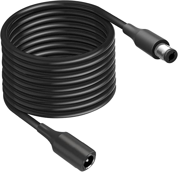 Philips Hue 23.1FT Extension Cable Cord Compatible with Play Light Bar - Power Supply for Smart Light Bulb Accessories - Black - 1 Pack
