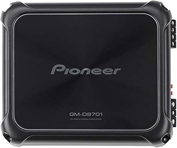 PIONEER 500W Mono Class D AMP 13in. x 10.75in. x 4.5in.