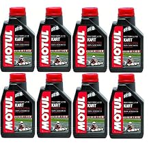 Motul 105884 Set of 8 Kart Grand Prix 2T Motor Oil 1-Liter Bottles