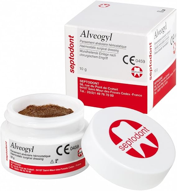 Septodont Alveogyl Haemostatic Surgical Dressing 10gms