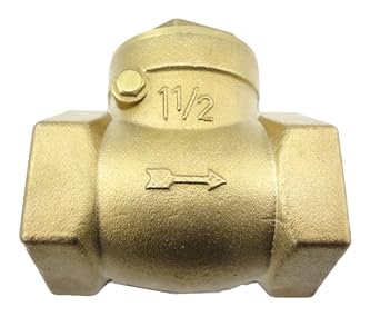 MISOL Brass Horizontal Check Valve / 1.5"(BSP) / DN40 / Brass Non Return Valve