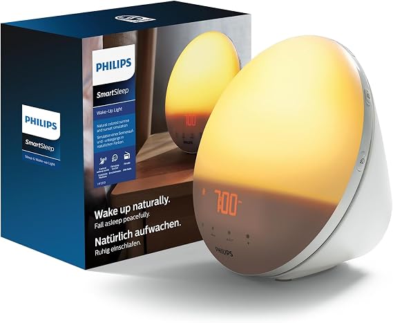 Philips HF3521/01 Wake-up Light - Light Therapy (Wake-up Light 300 lx Lumiled Luxeon Rebel 40 min Ambience China) [Energy Class E]