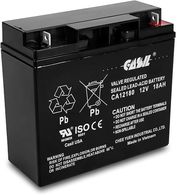 Casil Exide EP17-12 12V 17Ah F3 Replacement Battery CA12180 12v 18ah