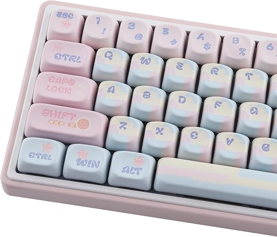 Hyekit MOA Profile PBT Keycaps, Dye-Sub, 126 Keys Cherry MX Compatible