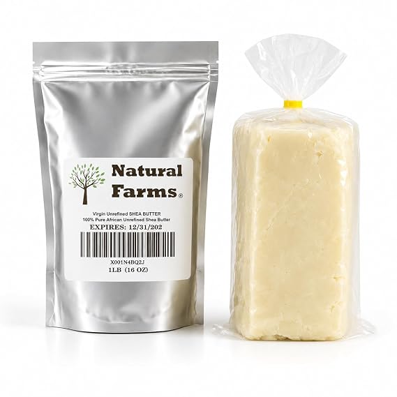 Natural Farms 1lb 100% African Shea Butter from Ghana
