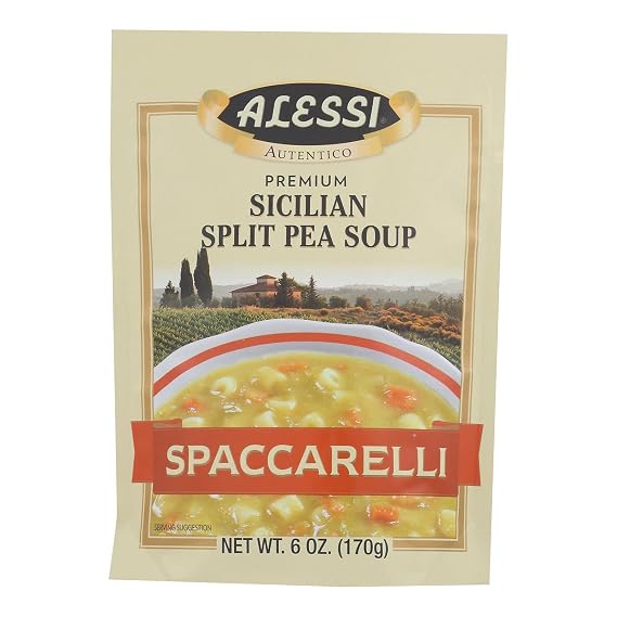 Alessi Split Pea Soup - Spaccarelli - Case Of 6-6 Oz.6