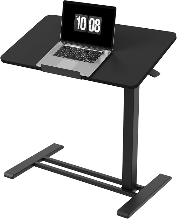 FLEXISPOT H7 PRO 90 Tiltable Mobile Overbed Table with Pneumatic Lift,28''