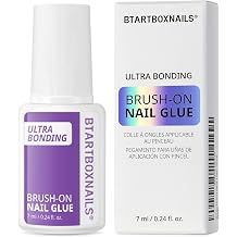 BTArtboxnails XCOATTIPS French Tip Nails Brush on Nail Glue