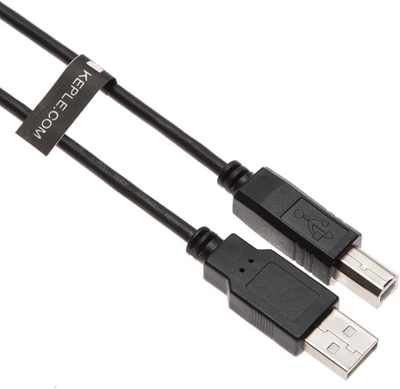 USB B Cable for DJ Midi Controllers, keyboards, samplers, effect pads, Syntesizers Numark, Pioneer, Native Instruments, Traktor, Denon, Akai to MacBook Dell HP 1m