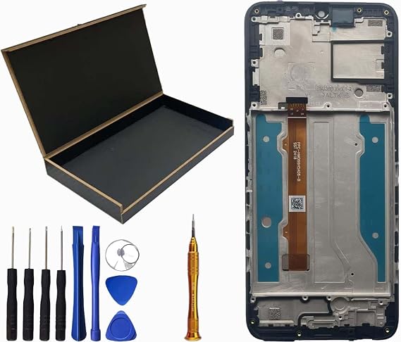 LCD Screen Display Touch Digitizer Frame Assembly Replacement for Boost Celero 5G SC LCD Screen 6.6" SN339D