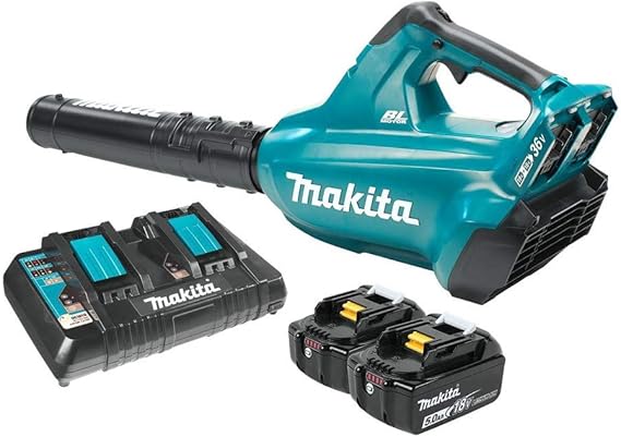 Makita XBU02PT 36V (18V X2) LXT Brushless Blower Kit, Teal, (5.0Ah)