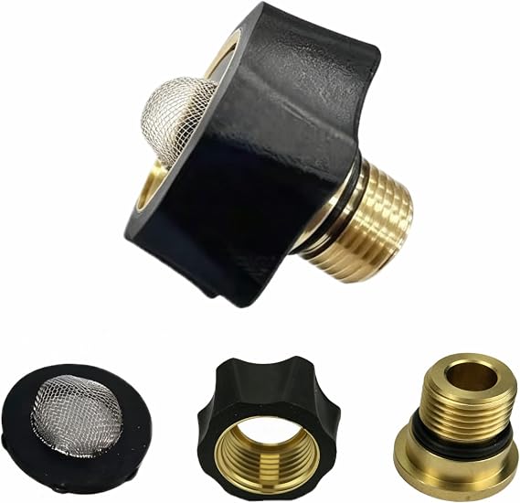 7112362 Water Inlet Fitting for Simpson Pressure Washer Pump Parts Compatible, Fits Multiple Pressure Washer Connectors (Copper, 1pc)