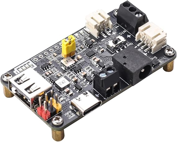Solar Energy Manager C, DIY Solar Power Management Module for Education & Maker Projects, Supports 5V Solar Panel/USB Input, 3.3V/5V Output, Ba-ttery Protection for Steam & IoT Learning