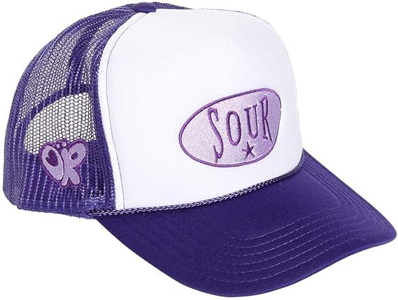Olivia Rodrigo - Unisex Sour Mesh Back Cap, Color Purple/White, Size: O/S