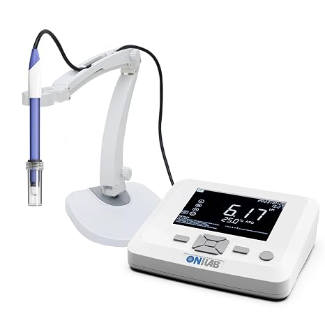 ONiLAB Benchtop PH Meter, 3-in-1 PH/Temp, Electrode