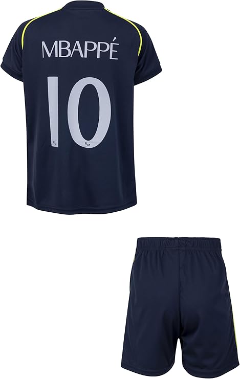 Real Madrid Real Kylian Mbappé Football Jersey Set – Official Collection