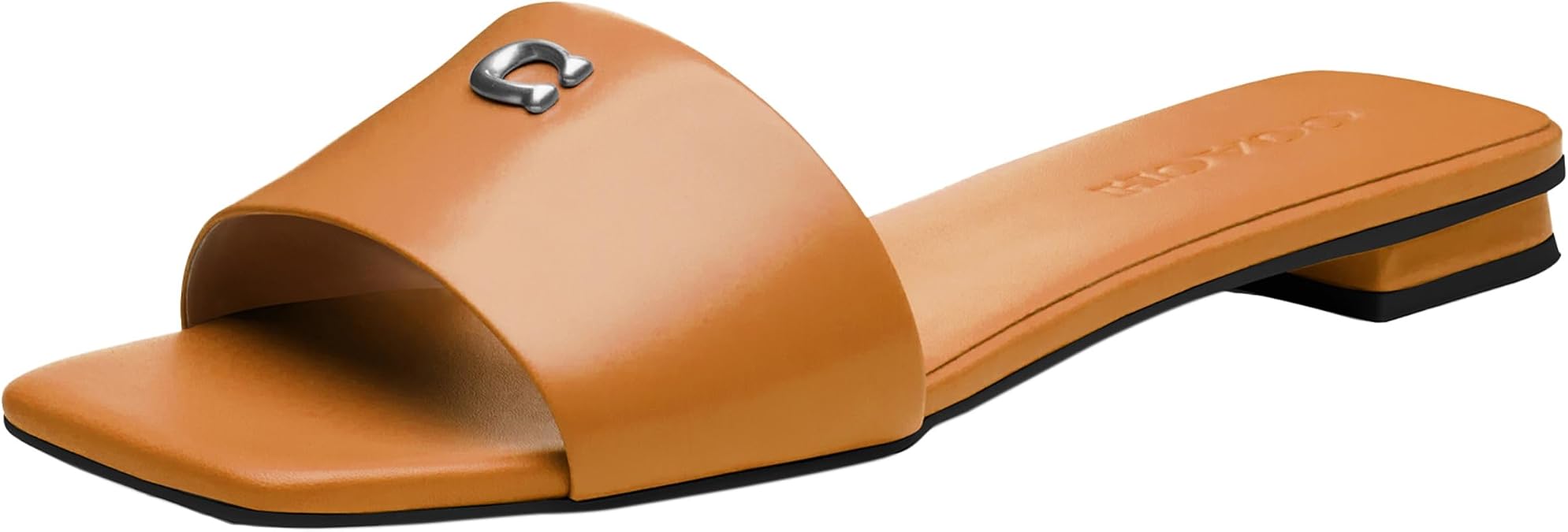 COACH Women's Sculpted C Flat Sandals Platform