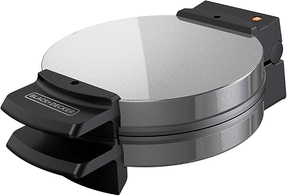 BLACK+DECKER Belgian Waffle Maker, Stainless Steel