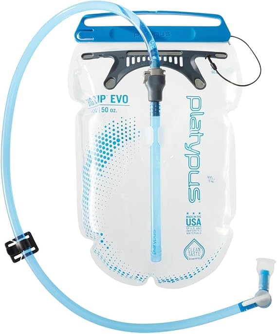 Platypus Big Zip Water Reservoir for Hydration Backpacks, 1.5-Liter, EVO with Fast Flow Valve, one color