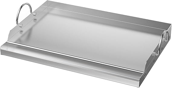 23" x 16" Universal Stainless Steel Cooking Griddle Flat Top Griddle Insert