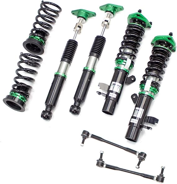 R9-HS2-089 compatible with Ford Focus ST (MK3) 2013-18 Hyper-Street II Coilover Kit w/ 32-Way Damping Force Adjustment Lowering Kit by Rev9, 32 Damping Level Adjustment