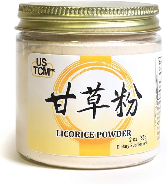 Licorice Powder Glycyrrhiza Powder Gan Cao Powder 120mesh (2oz)