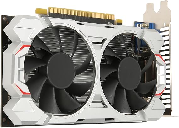 1050 Ti Graphics Card, 4GB, 128 Bit, GDDR5, Desktop Video Card for PC Gaming, DisplayPort, DVI D, PCI Express X16 3.0, 8K Support, Cooling Fans (GTX1050Ti 4GB DDR5 128bit)