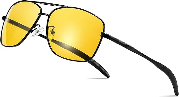SUNGAIT Ultra Lightweight Rectangular Polarized Sunglasses Men UV400 Protection