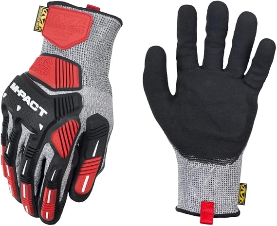 Mechanix Wear: M-Pact Knit CR5A5 Work Gloves (Medium, Grey/Black)