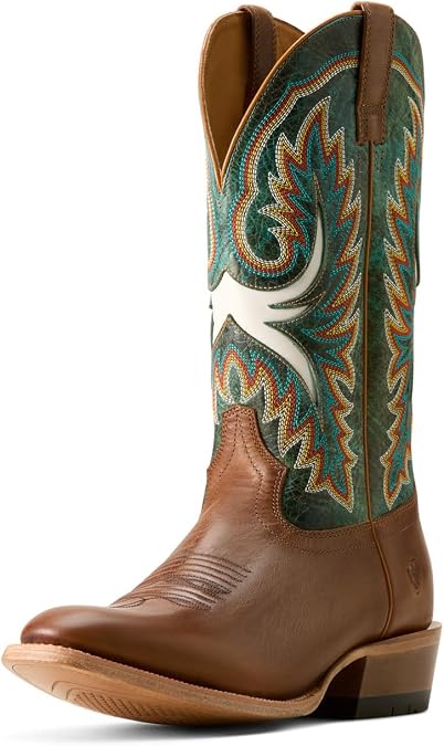 ARIAT Men's Futurity Royal Cowboy Boot, Shades Of Grain/Roaring Turquoise, 10.5