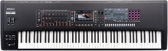 Roland FANTOM-08 | 88-Note Weighted-Action Synthesizer Keyboard | Thousands of Electronic & Acoustic Sounds | ZEN-Core & SuperNATURAL Technologies | Deep Onboard Sampling | DAW Integration = | Thousands of Electronic and Acoustic Sounds, ZEN-Core and SuperNATURAL Technologies, Deep Onboard Sampling, DAW Integration