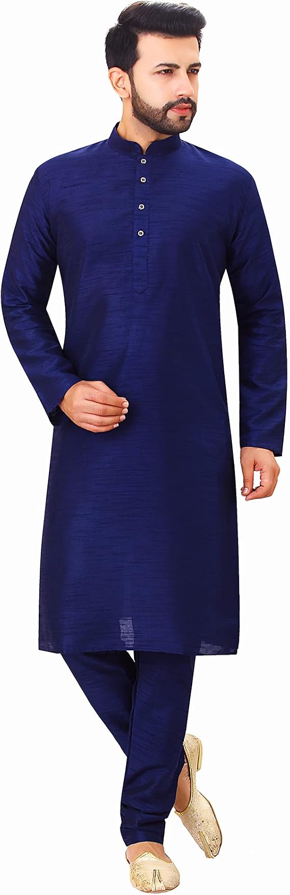 Mens Silk Kurta Pyjama Set