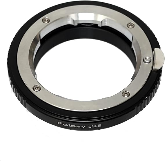 Fotasy Pro Leica M Lens to E Mount Adapter, Leica M E Mount, FE Leica M Adapter, Compatible with Sony a7 a7R a7s II III IV a9 a7c Alpha 1 a6600 a6500 a6400 a6300 a6100 a6000 a5100 a5000 a3500 ZV-E10