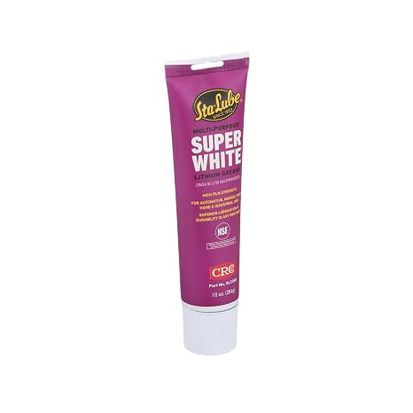 CRC SL3660 Super White Multi-Purpose Lithium Grease, 10 Wt Oz