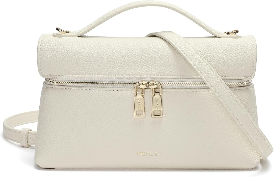 Keyli Women's Top Handle Bag Leather Small Handbags Trendy Designer Crossbody Shoulder Bag for Women Cute Quiet Purses