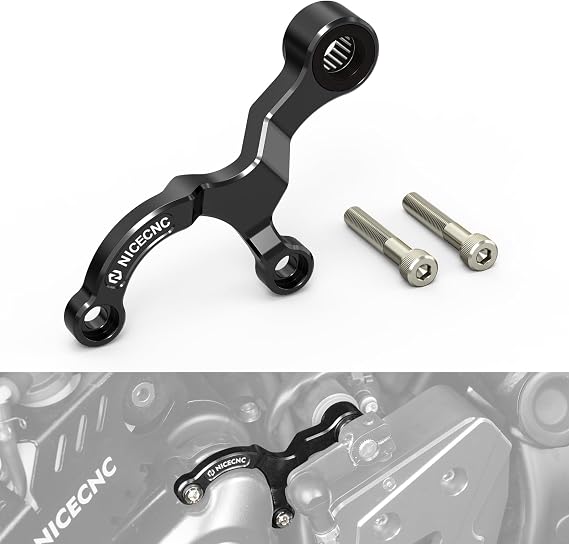 NICECNC Black Shift Stabilizer Gear Shift Support Compatible with Yamaha Tenere 700/XTZ700 2019-2024,Tenere 700 Rally Edition 2020-2024,Tenere 700 World Raid 2022,MT-07 2018-2023