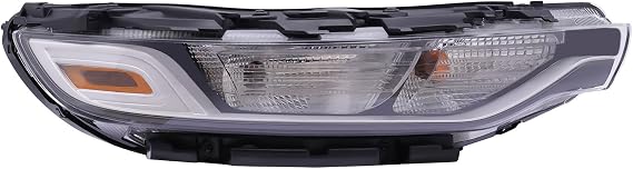 Halogen Headlights Fit For 2020-2021 Kia Soul Daytime Runing Light Headlamps Assembly Front Headlight Driving Light, Left Right Side Head Light Lamp 92207K0020 92208K0020 (Passenger Side)