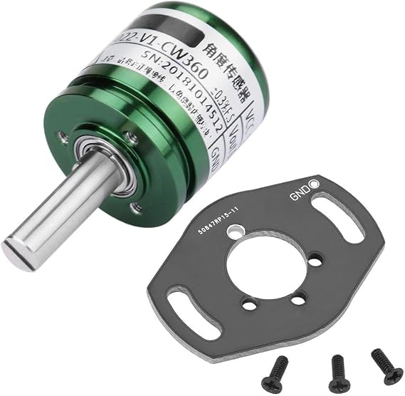12-Bit Hall Angle Sensor, 0.088 Resolution, 360 Full Range, 0-5V Analog Output - High-Precision Rotatable Hall Effect Position Sensor
