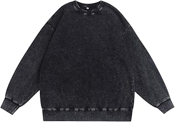 Oversized Hoodie Sweatshirts for Men Couples Heavyweight Hoodies Pullover Vintage Acid Wash Sweaters Hoodie Fall 2024