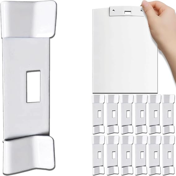 Vertical Blind Repair Vane Savers, 12PCS Metal Vertical Blind Repair Tabs, Vertical Blinds Repair Kit for Vertical Blinds Replacement Slats