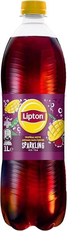Lipton Ice Tea Sparkling Tropikal Aromalı Gazlı İçecek Pet 1L