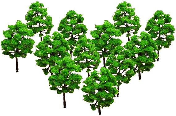 Model Trees Train Set Plastic Trunks Scenery Landscape HO N Scale - 10PCS