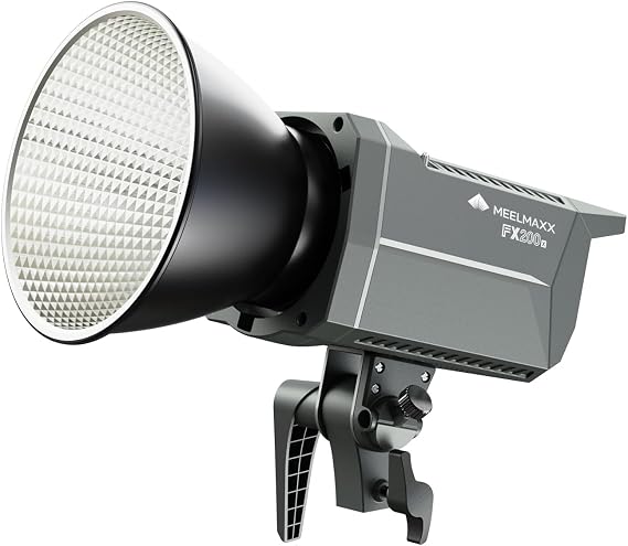 200W COB LED Video Light Bi-Color 2800K-5600K, CRI 97+/TLCI 98+ with Bowens Mount