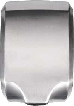 Goetland 304 Stainless Steel Hand Dryer Commercial Compact 1350w 70dB Heavy Duty Dull Polished for Bathroom Home Business Apartment