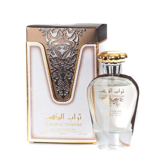 Ard Al Zaafaran Turab Al Dhahab for Women EDP - Eau De Parfum 100ML (3.4oz) | Arabian Perfumery | Warm & Sunny Blend, Coconut, White Musk | Everyday Essential