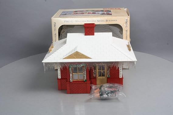 Piko G Scale North Pole Station Built-Up Model Train Station for Model Trains and Dioramas, Hobby Structure, Christmas, Adult, Teen, Young Adult