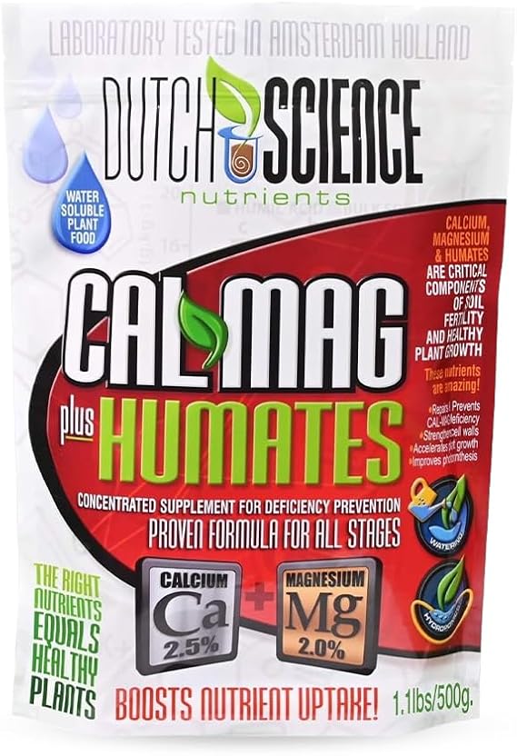 Cal-Mag Plus Humates, Calcium & Magnesium Supplement Fertilizer for the Prevention & Repair of Common Plant Nutrient Deficiencies (1.1 lb)