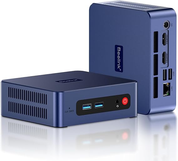 Beelink SER3 Mini PC, AMD Ryzen 3200U(up to 3.5GHz) Mini Computer Windows 11 Pro 8GB DDR4 RAM 256GB NVMe SSD, Micro PC 4K@60Hz Dual HDMI, 1000Mbps LAN, WiFi5,BT5.0